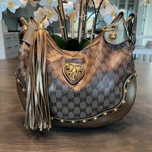 Gucci GG Crystal Babouska Hobo